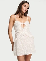 Dare to Dream Lace Flounce Mini Slip