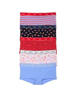 5-Pack Logo Cotton Boyshort Panties