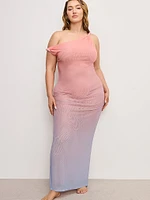 Mesh Twist Maxi Dress