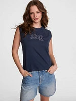 Retro Cotton Muscle Tank Top