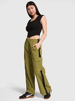 Tech Woven Wide-Leg Pants