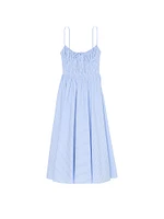 Atelier Victoria's Secret X Altuzarra Striped Poplin Long Dress