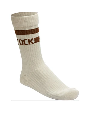 Stripe Cotton Crew Socks