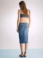 Atelier Victoria's Secret X Altuzarra Denim Pencil Skirt