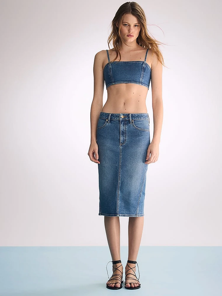 Atelier Victoria's Secret X Altuzarra Denim Pencil Skirt