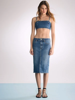 Atelier Victoria's Secret X Altuzarra Denim Pencil Skirt