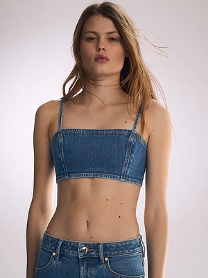 Atelier Victoria's Secret X Altuzarra Denim Bra Top