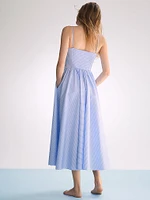 Atelier Victoria's Secret X Altuzarra Striped Poplin Long Dress