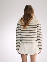 Atelier Victoria's Secret X Altuzarra Striped Cotton Jacquard Jacket