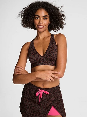 Relay Strappy Plunge Sports Bra