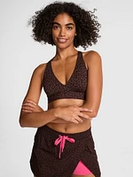 Relay Strappy Plunge Sports Bra