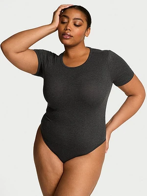 Ribbed Modal Short-Sleeve Bodysuit