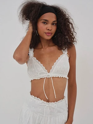 Edie Eyelet Bralette