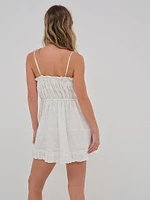 Edie Eyelet Slip Dress
