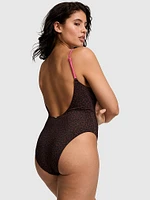 Front-Tie One-Piece Swimsuit