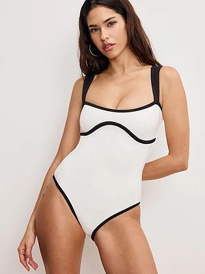 Compression Sweetheart One-Piece Swimsuit