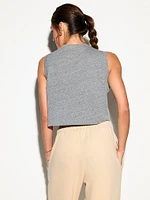 Crawford Cotton Blend Crop Tank