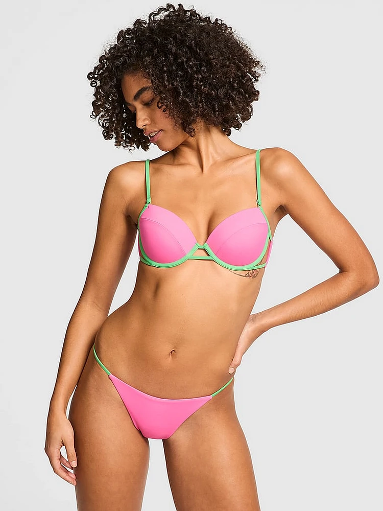 Strappy Push-Up Bikini Top
