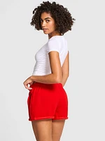 Fleece Rolled Hem Short