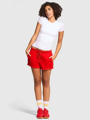 Fleece Rolled Hem Short