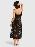 Beach Blooms Crochet Maxi Dress