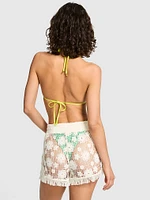 Beach Blooms Crochet Shorts