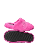 Faux-Fur Closed-Toe Slippers