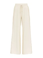 Beachwear Linen Lace-Trim Pants