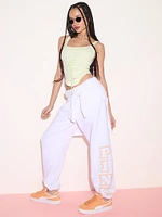 All-Day Soft Ribbed Lace-Up Corset Top