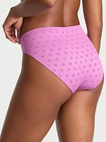 Seamless Lace-Trim High-Leg Brief Panty