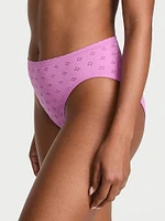 Seamless Lace-Trim High-Leg Brief Panty