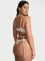 Peony Embroidery Bridal Garter Belt