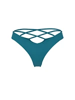 Smooth Strappy-Back Tanga Panty