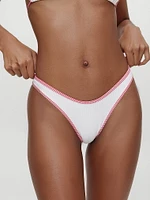 Dove Terry Rib Bikini Bottom