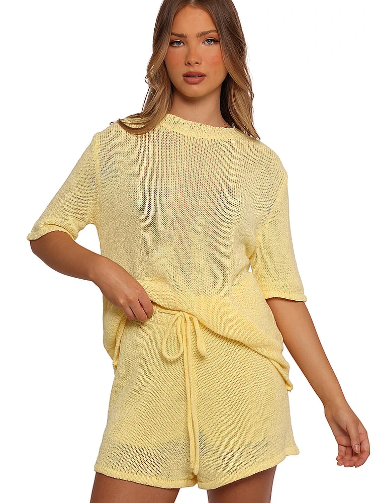 Rita Knitted Short Set