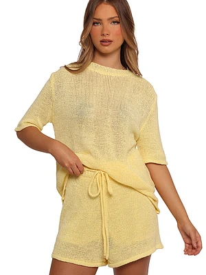 Rita Knitted Short Set