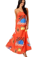 Mellonie Strapless Maxi Dress