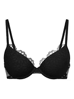 Sexy Tee Lightly Lined Paisley Lace Demi Bra