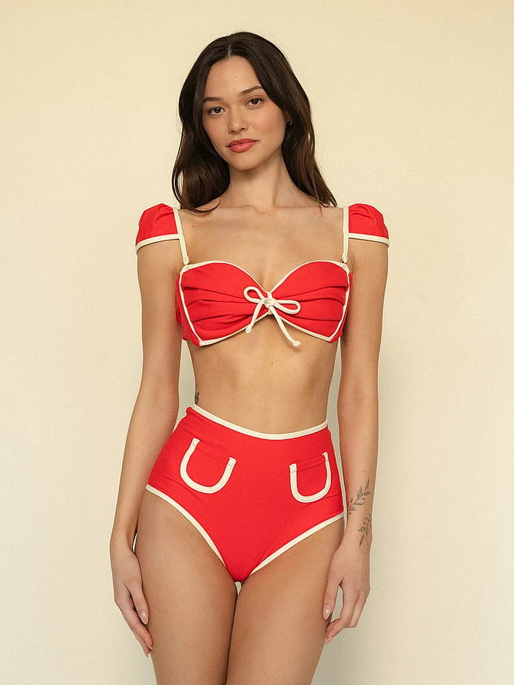 Cabana Bow Bikini Top