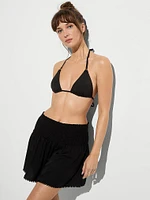 Beachwear Ruffled Mini Skirt