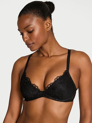 Sexy Tee Wireless Push-Up Lace Bra