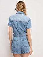 Fit for Success Lite Linen Shorts Jumpsuit
