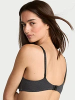 T-Shirt  Cotton Logo Hardware Lightly Lined Scoop Bra