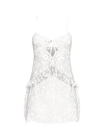 Dare to Dream Lace Flounce Mini Slip