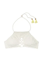 Archives Beach Lace Halter Bralette Bikini Top