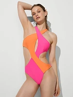 Archives Crossover Scuba Monokini One-Piece Swimsuit