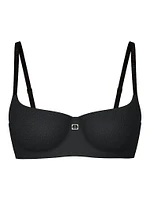 T-Shirt  Cotton Logo Hardware Lightly Lined Scoop Bra
