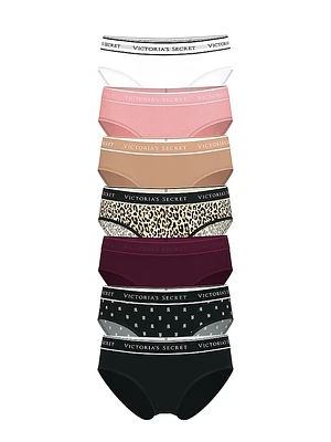 7-Pack Logo Cotton Hiphugger Panties