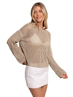 Desiree Open Weave Knit Sweater