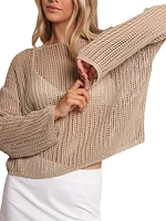 Desiree Open Weave Knit Sweater